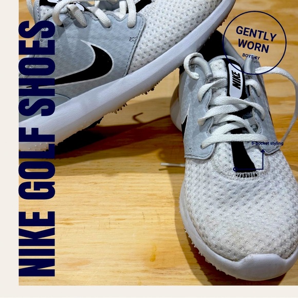Nike Roshe G Golf Shoes Boys 4Y gently worn - Picture 1 of 6
